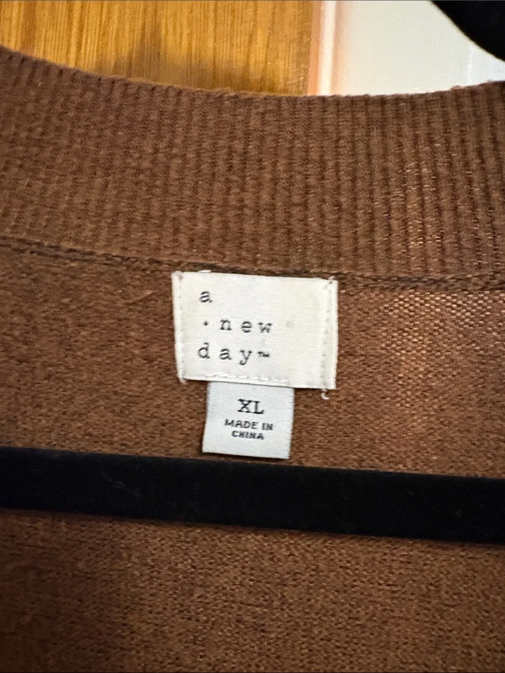 a new day Women's V-Neck Sweater in Brown